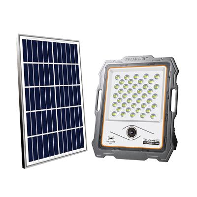 China Outdoor Solar LED Flood Light Security With Wifi Camera Smart Floodlight for sale