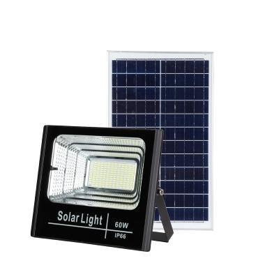China Separate Outdoor 60w Waterproof IP 65 Solar Led Flood Lamp With Sensor for sale