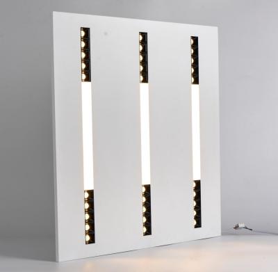 Chine led flat panel lighting 3 Color changing Dial switch dimming 2x2 led flat panel grille model 40w 4000LM white fixture à vendre