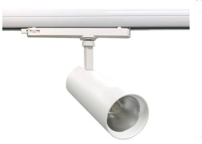 China 38 Degree LED Ceiling Track Lights 20w White Dimmable Lifud Driver 90RA IP20 for sale