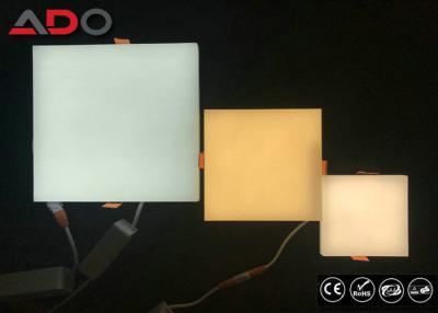 China Frame Less LED Slim Panel Light PC 12 Watt 3000K 6000K 0.9PFC Square Shape for sale