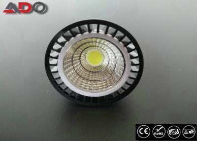 China 5W Black GU10 Cob LED Bulbs AC 220V 500LM 4000K 80Ra 30000 Hours Lifespan for sale