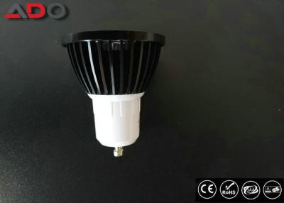 China Gu10 Cob Led Spot Bulbs Black Color 3w 90lm / W 80ra For Indoor Lighting for sale