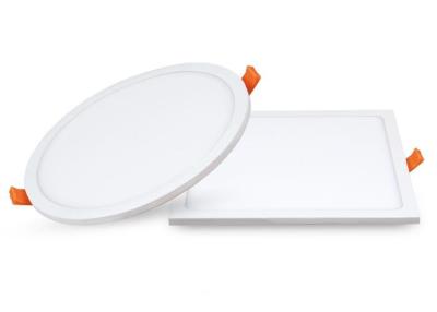 China White Dimmable Recessed LED Panel Light 6w 12w 4000K 2 Years Warranty for sale