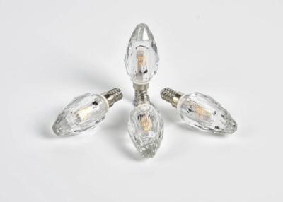 China 220v Ac Dimmable Crystal Led Candle Bulbs 450lm 2700k 330 Degree Beam Angle for sale