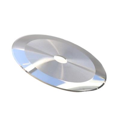 China Round Double Bevels Rotary Slitting Blades Cell Slitter Blades For Sheet Metal for sale