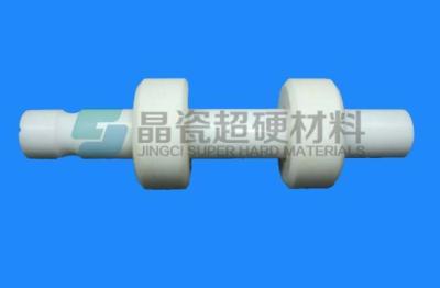 China 95% Al3O2 Alumina Ceramic shafts and Bearings Circulation Pump Components Wear Resistance for sale