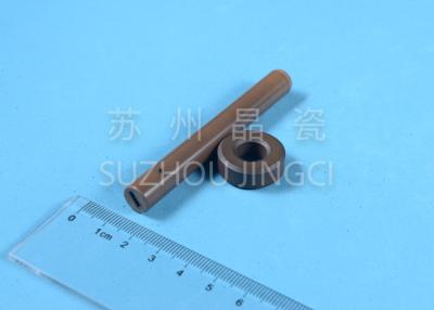 China Eje de cerámica φ10 del alúmina del 95% Brown y antiabrasión componente de la bomba de circulación del transporte alto en venta