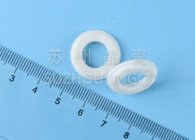 China Al2O3 ZrO2 SSiC Alumina Ceramic Valve Plate White Color For Pump Components for sale