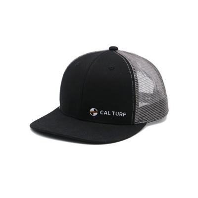 China Custom Cotton Polyester Fabric Adult Trucker Cap With Embroidery Logo Adjust Size for sale