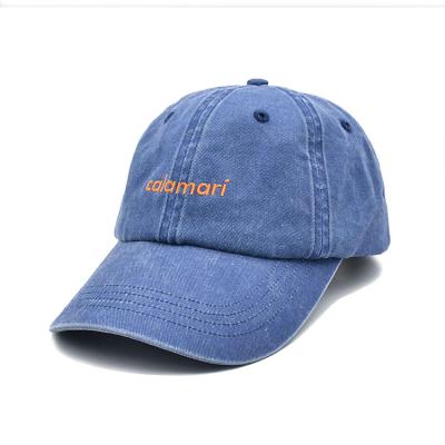 China Adjustable Sports Dad Hats Unisex Blank Vintage Distressed Washed Cotton Baseball Cap for sale