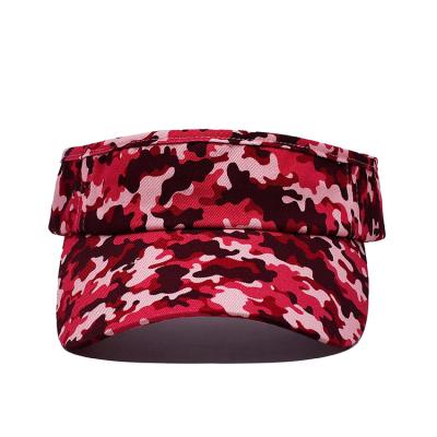 China Safety Velcro Sports Sun Visor Cap Cotton Twill Ball Adjustable Sun Hats For Men Women for sale