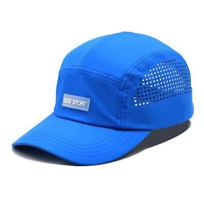 China Summer Mesh Baseball Cap Breathable Quick Dry Sports Running Trucker Hat Low Profile Unstructured Custom Sport Cap for sale
