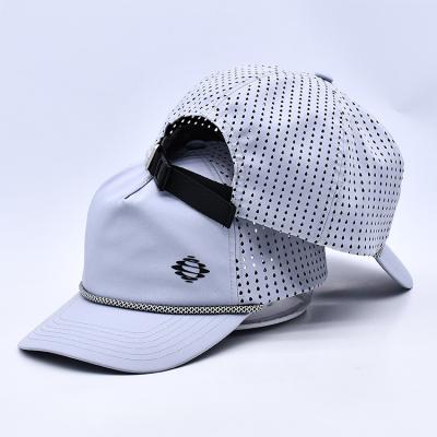 China Outdoor Sun Visor Hats Lightweight Verlco Strapback Cap with Buckle and Plastic Closure Breathable Sport Polyester for sale