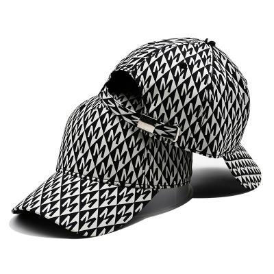 China Customized Flat Embroidery Golf Hat Snapback Nylon Webbing Metal Buckle à venda