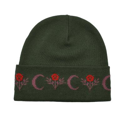China Custom Logo Winter Beanie Hats 58CM Casual For Men And Women Warm Cozy Knitted Cuffed Skull Cap for sale