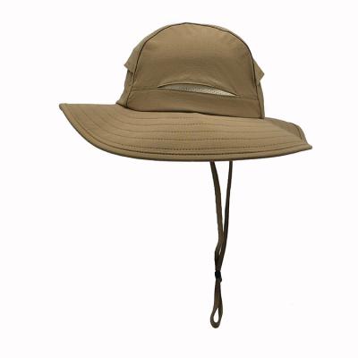 China Sunshade for Medium Crown Customized Color Fishing Bucket Hat Cotton for sale