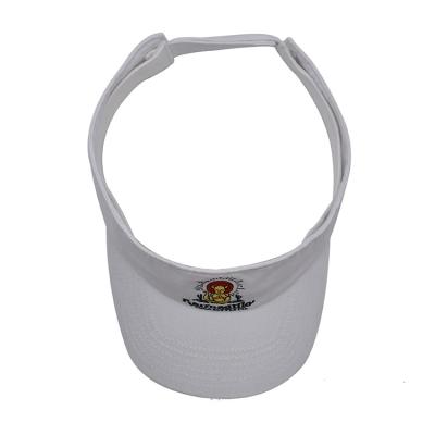 China 100% Polyester Sun Visor Cap With UV Protection And Screen Printing Logo Curved Brim for sale