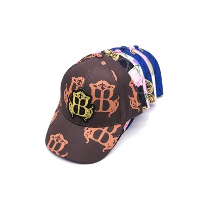 China Flat Embroidered Baseball Caps For 22.83 - 26.77 Inches Custom Size Sweatband for sale