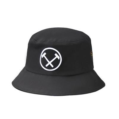 China Adult 100% Cotton Reversible Bucket Hats With Custom Logo for sale