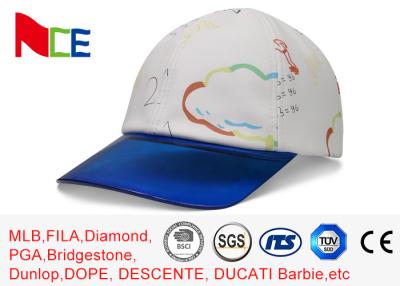 China Impressão branca dos desenhos animados dos chapéus do paizinho dos esportes do plutônio e borda transparente ajustáveis para unisex à venda