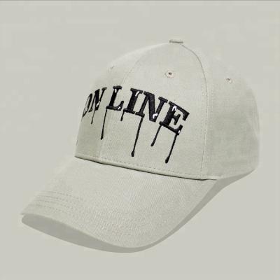 China Custom Made Elegant Embroidered Baseball Caps Sun Protection Acylic / Wool Material for sale