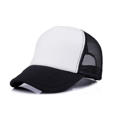 China Unisex 5 Panel Foam Mesh Trucker Hats , Full Mesh Baseball Cap Eco Friendly for sale