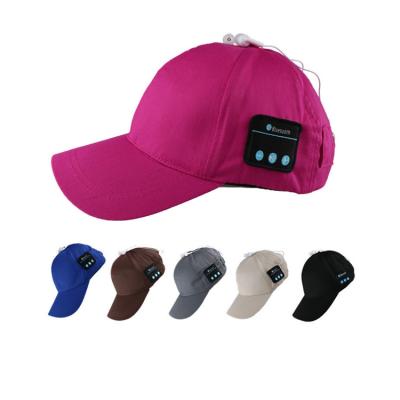 China Nuevo casquillo de la música de Bluetooth del diseño, sombreros de béisbol de la música de la moda con los auriculares en venta