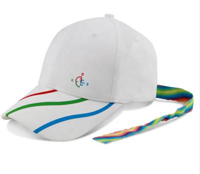 Chine Le CÆ 6 lambrissent la taille faite sur commande imprimée du Headwear 58cm de casquettes de baseball de profil bas à vendre