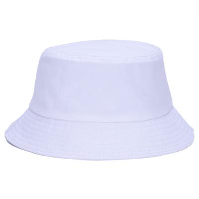 China Personalized Solid Black Fisherman Bucket Hat Blank Style Women Use for sale