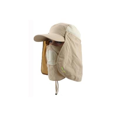 China Pesca UV da proteção que caminha tampões exteriores da cubeta da aleta de Sun da máscara do pescoço dos chapéus da cubeta da tampa do pescoço à venda
