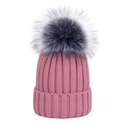 China Mixed Color Girls Knit Beanie Hats Creative Design OEM / ODM Available for sale