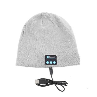China 2019 Gift Items Washable Female Beanie Hat With Bluetooth Headphones for sale