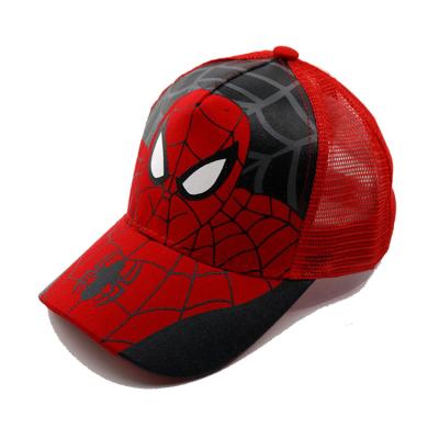 China Durable Kids Spider-man Baseball Cap Cool Design Toddler Boy Baseball Caps for sale