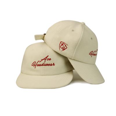 China Padding Wool Vintage Snapback Caps / Custom Short Bill Cap Hat for sale