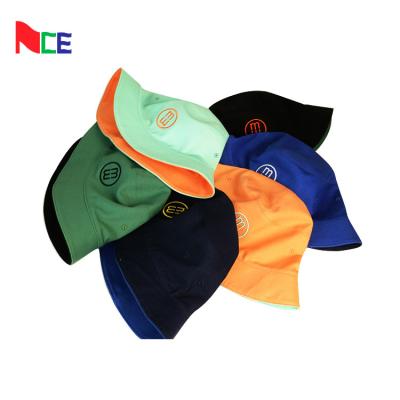 China Double Sided Fisherman Bucket Hat With Embroidery Tag Pantone Color Card for sale