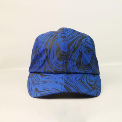 China OEM/ODM sublimation pattern Breathable 100% polyester Running Hats Dry Fit Sport golf caps à venda