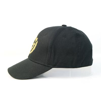 China Embroidery Printing Logo Baseball Cap Cotton Made Adjustable Sport Hat Strap With Metal Buckle for sale