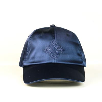 China Personalized Embroidered Baseball Caps / Satin Baseball Hat With Rhineston for sale