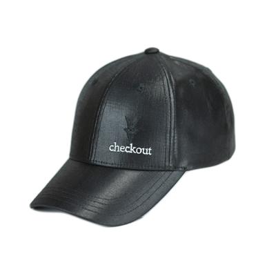 Chine Chapeaux matériels en cuir noirs confortables de papa de sports avec la boucle en métal à vendre