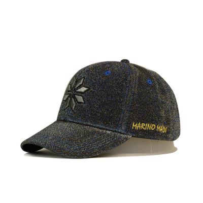 China Embroidered Fitted Baseball Caps Curved Brim 100% Polyester Material for sale