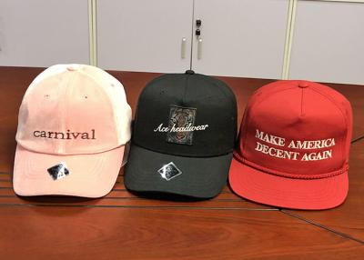 Chine Wholesale cotton twill make America great again red custom logo color baseball hats caps à vendre
