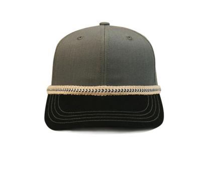 China Hot Sales ACE Unisex Creative Embroidery Design Stagger Color Chain Baseball Curve Brim Cap Hat à venda
