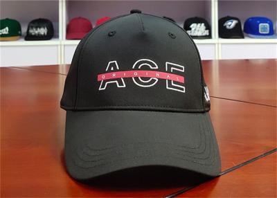 China ACE Men Women Solid Color Custom Creative Silk Print Logo Custom Curve Brim Baseball Cap Hat for sale