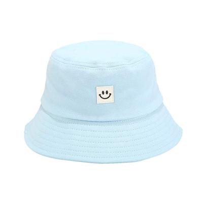 China Metal Buckle Unisex Cotton Fisherman Bucket Hat 8cm Long Brim for sale