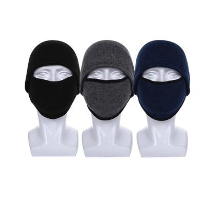 China Windproof Coldproof Multifunctional Knit Beanie Hats With Ear Flaps for sale