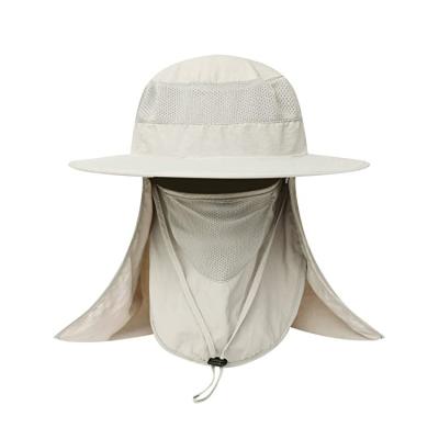 China Outdoor Big Sunscreen Photography Fishing Bucket Hat For Hiking Mountaineering for sale