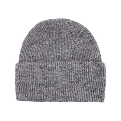 China Unisex Wool Acrylic Soft Knit Beanie Cap Customize Pattern for sale