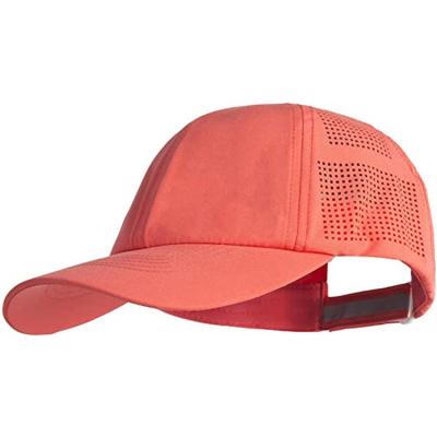 China Melin Waterproof 5 Panel Printed Baseball Hat Perforated Laser Cutting Hole Drilled for sale