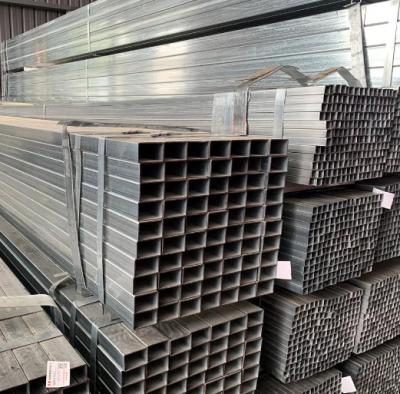 China ASTM A53 Hot Dip Galvanized Steel Pipe Gi ERW Square Hollow Steel Pipe for sale